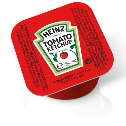 Image de KETCHUP HEINZ CUP 100X21ML -  COL