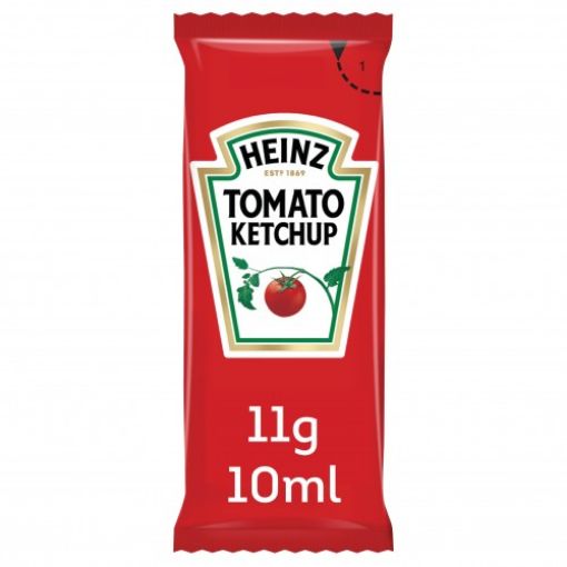 Image de KETCHUP HEINZ SACHET 200X11GR- COLIS