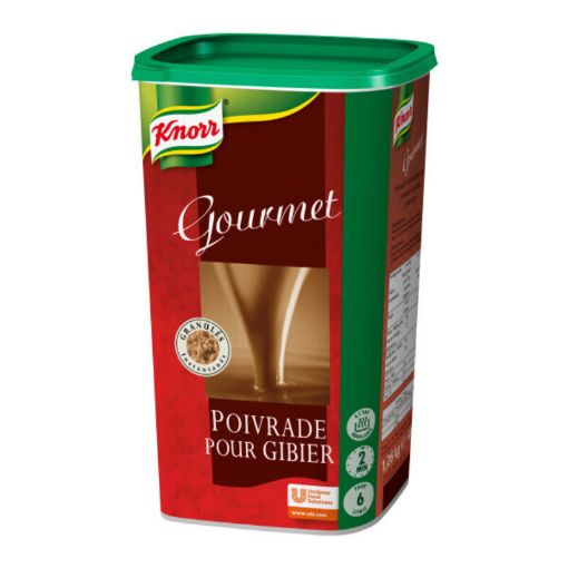 Image de SAUCE POIVRADE GIBIER POUDRE KNORR 6X1.26KG - PC