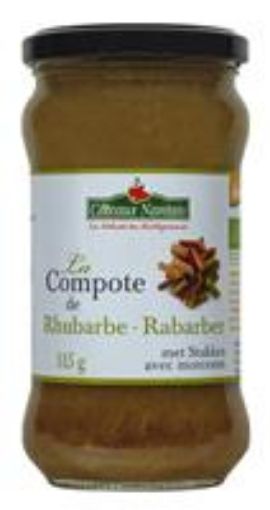 Image de COMPOTE RHUBARBE 6X315GR - POT BIO