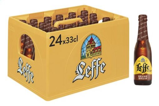 Image de BIERE LEFFE BRUNE 24X33CL - BAC