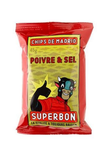 Image de CHIPS SEL&POIVRE SUPERBON 36X45GR - CRT