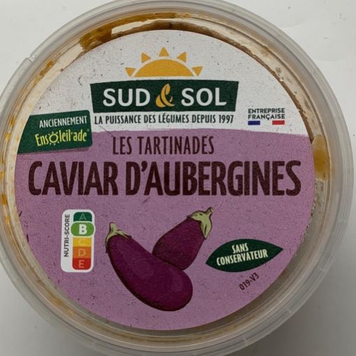 Image de CAVIAR AUBERGINE SUD SOL 6X500G - POT