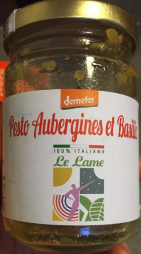 Image de PESTO AUBERGINE-BASILIC 6X130GR - PC BIO