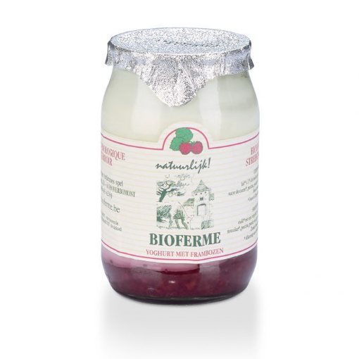 Image de YAOURT FRAMBOISE 8X150GR - POT BIO