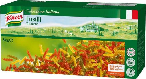 Image de FUSILLI TRICOLORES KNORR 3KG - COLIS