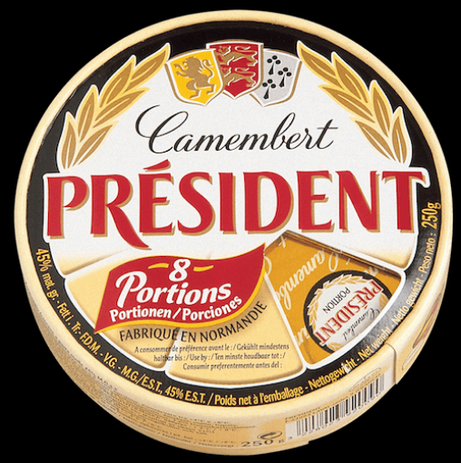 Image de CAMEMBERT 8 PORTIONS 250GR - PC