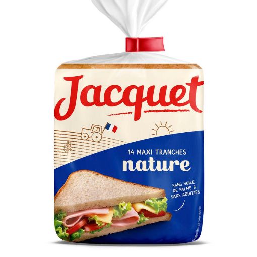 Image de PAIN TOAST JACQUET 8X450GR - PC