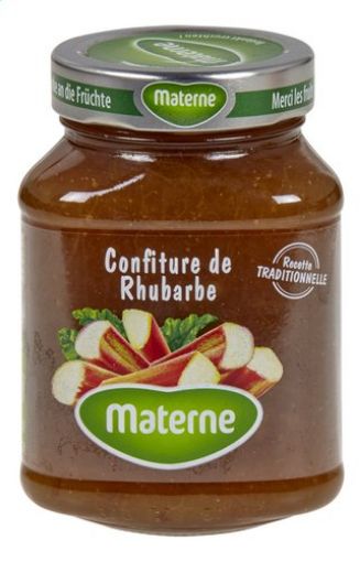 Image de CONFITURE RHUBARBE MATERNE 8X450GR - POT