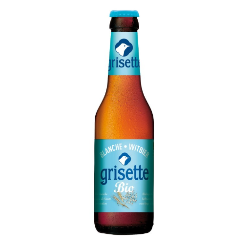 Image de BIERE GRISETTE BLANCHE 24X25CL - BAC BIO